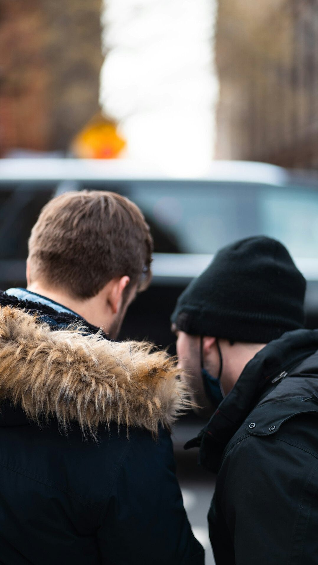 detective confronting suspect