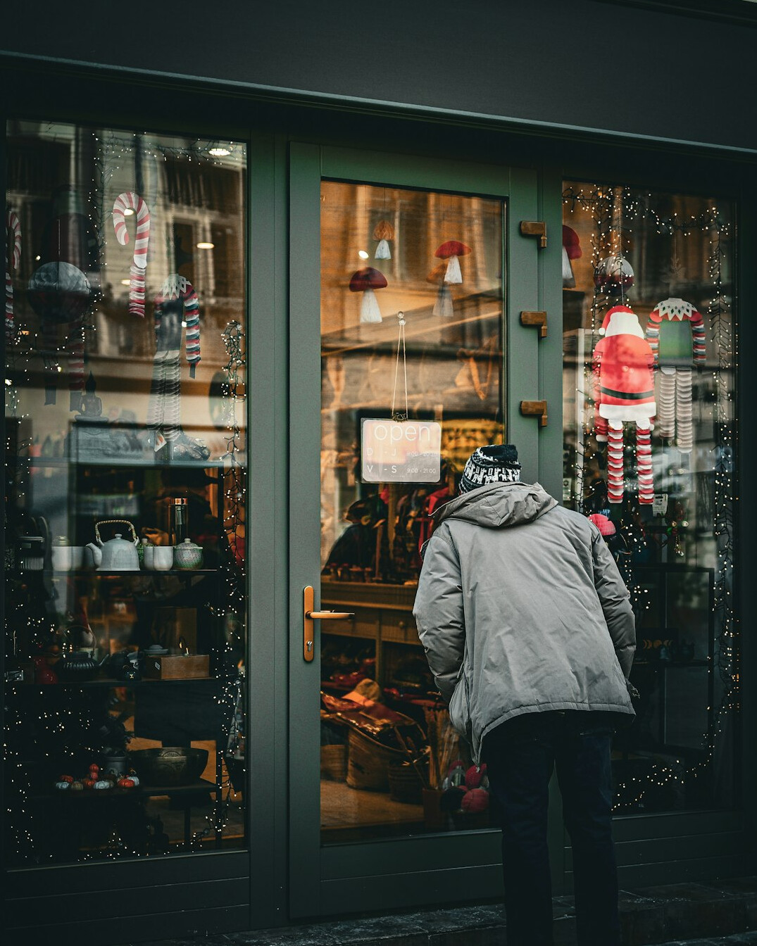 store detective watching customers
