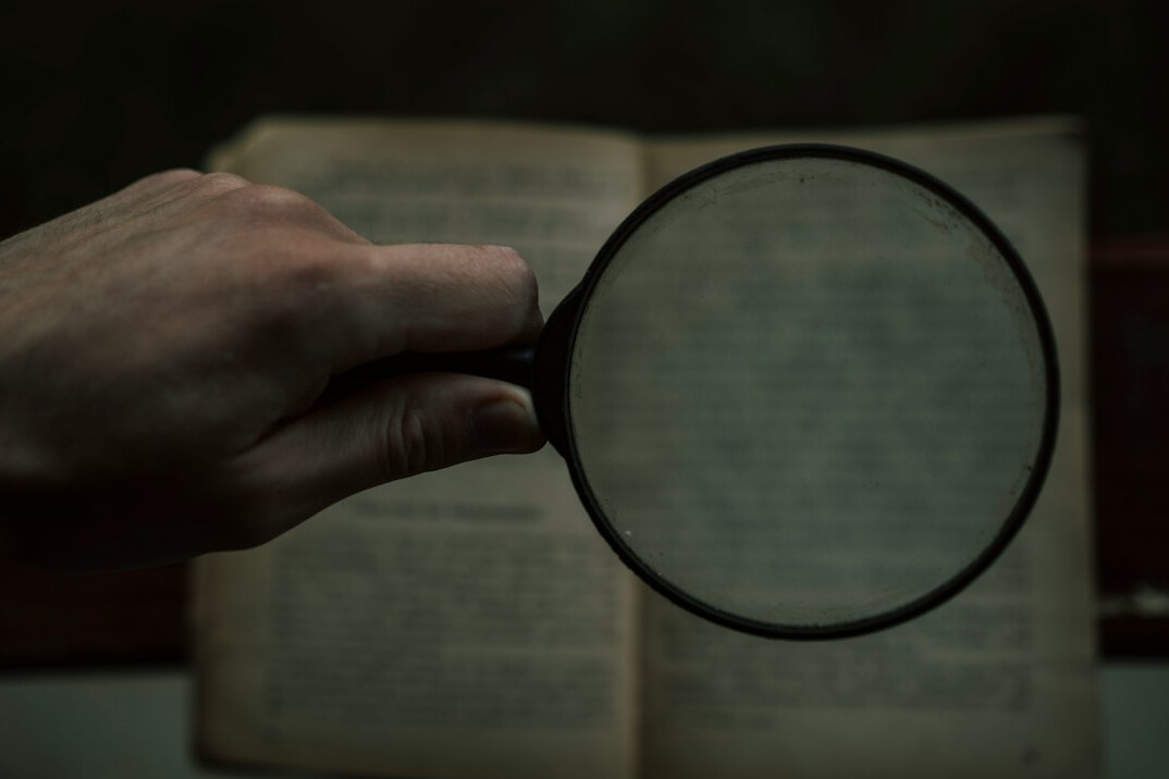 detective reviewing evidence